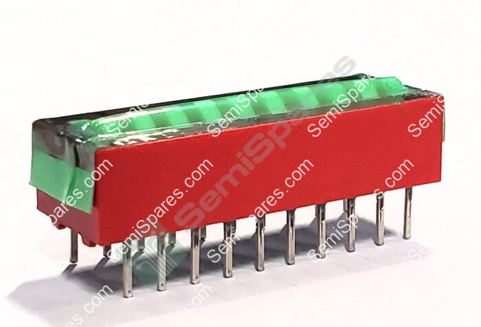 GRAYHILL INC. 76SB10S | DIP SWITCH SPST 10 POSITION THROUGH HOLE ROCKER ACTUATOR 150MA 30VDC RAISED PC PIN - Image 2