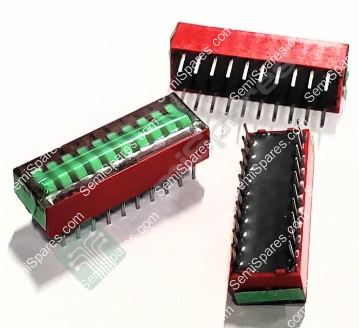 GRAYHILL INC. 76SB10S | DIP SWITCH SPST 10 POSITION THROUGH HOLE ROCKER ACTUATOR 150MA 30VDC RAISED PC PIN - Image 3