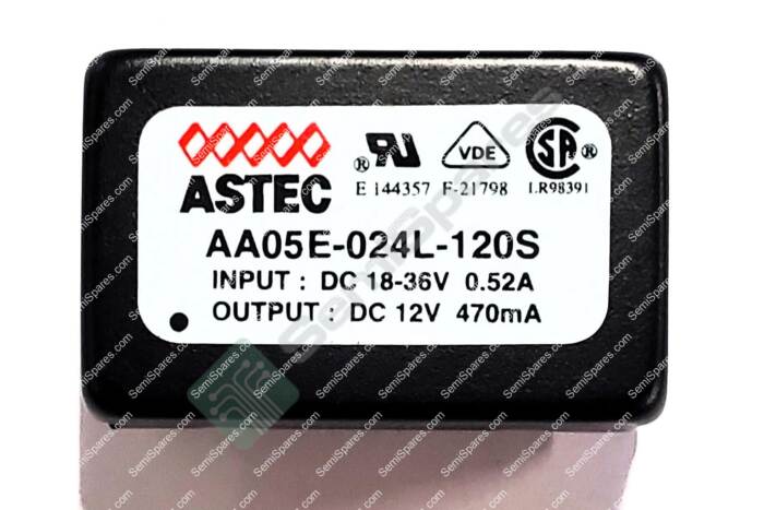 ARTESYN/ ADVANCED ENERGY AA05E-024L-120S | ISOLATED MODULE DC DC CONVERTER 1 OUTPUT 12V 410MA 18V-36V INPUT THROUGH HOLE