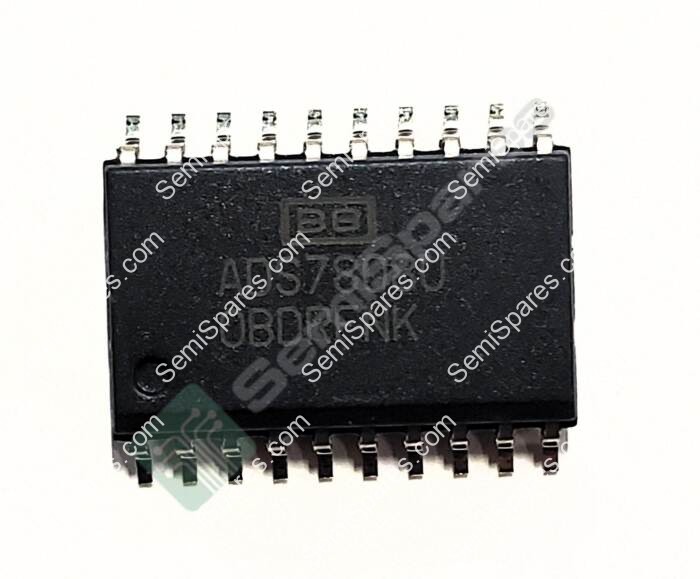 BURR BROWN ADS7808U | 12 BIT ANALOG TO DIGITAL CONVERTER 1 INPUT 1 SAR 20-SOIC SINGLE ENDED 5V SURFACE MOUNT