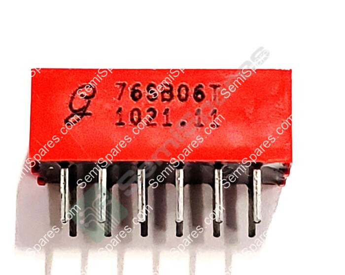 GRAYHILL INC. 76SB06T | DIP SWITCH SPST 6 POSITION THROUGH HOLE ROCKER ACTUATOR 150MA 30VDC RAIDED PC PIN RED - Image 2