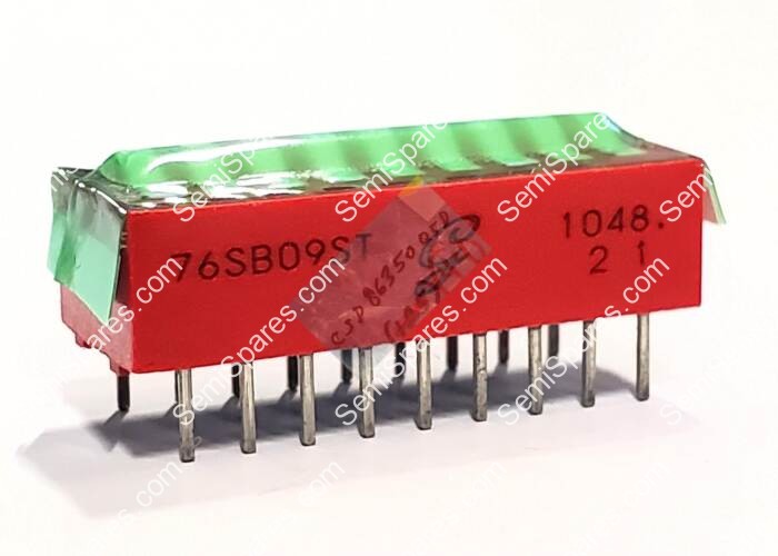 GRAYHILL INC. 76SB09ST | DIP SWITCH SPST 9 POSITION THROUGH HOLE ROCKER ACTUATOR 150MA 30VDC RAISED THROUGH HOLE PC PIN TAPE SEAL