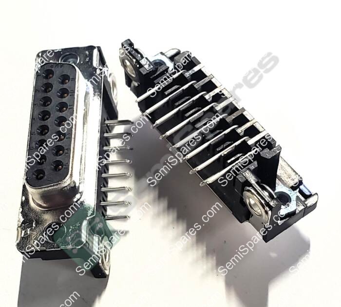 TE CONNECTIVITY AMP 5745782-4 | THROUGH HOLE RIGHT ANGLE HOUSING SHELL 4-40 SOLDER GROUND STRAP 125V - Image 3