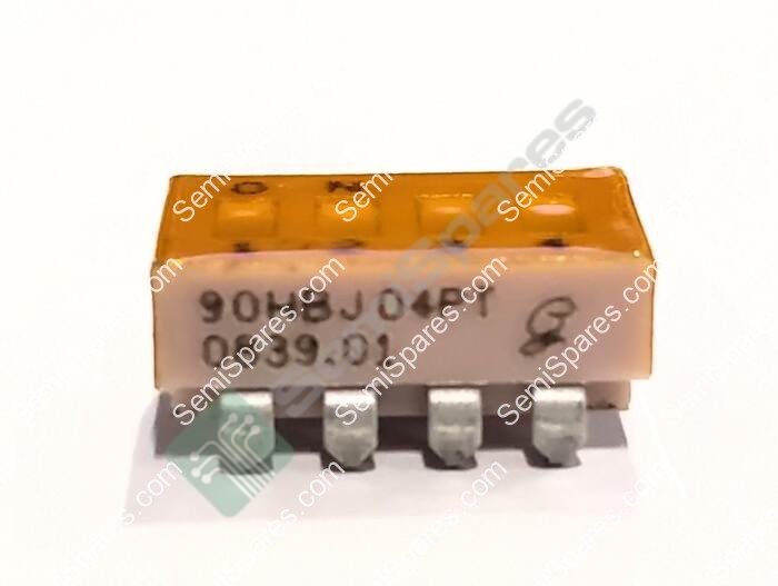 GRAYHILL INC. 90HBJ04PT | DIP SWITCH SPST 4 POSITION SURFACE MOUNT SLIDE (STANDARD) ACTUATOR 25MA 24VDCFLUSHED RECESSED J LEAD TAPE SEAL