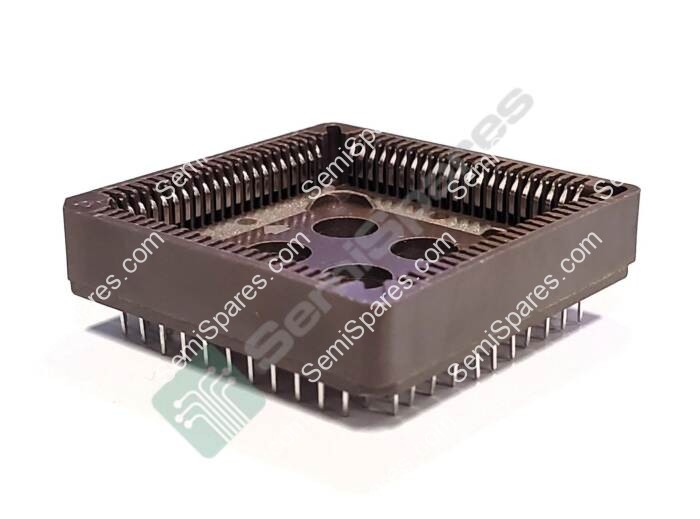 PRECI-DIP 540-88-084-24-008 | 84 (4x21) POS PLCC SOCKET TIN THROUGH HOLE BROWN CLOSED FRAME SOLDER 1A