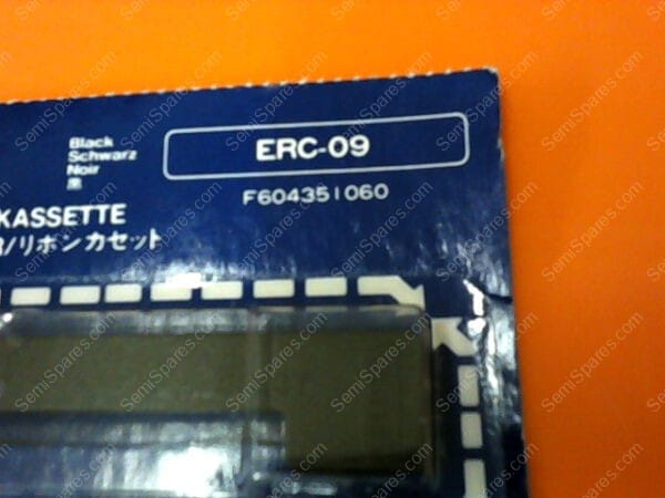 ERC-09 | EPSON BLACK RIBBON CASSETTE ERC-09