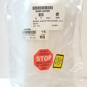 SP-5048-00 | 0040-04390, BLOCK, ALUM WITH TEFLON,C2B
