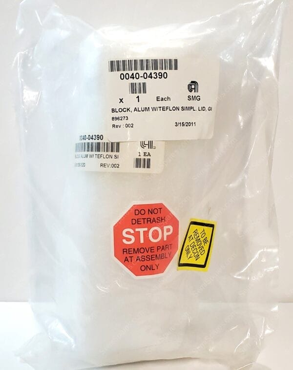 SP-5048-00 | 0040-04390, BLOCK, ALUM WITH TEFLON,C2B