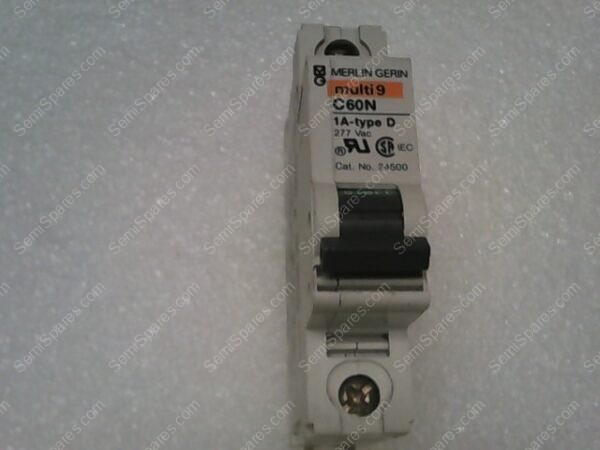 C60N 1A(D) | MULTI 9 SINGLE POLE CIRCUIT BREAKER, 1A, 277 VAC, TYPE D