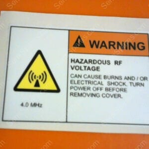 786-704662-002 | LBL,WARN,RF 4.0 MHz