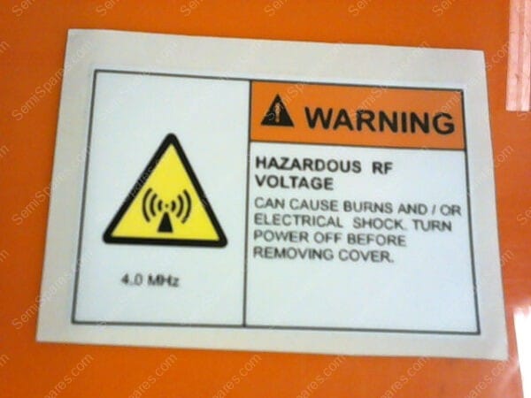 786-704662-002 | LBL,WARN,RF 4.0 MHz