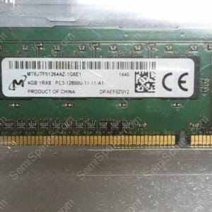 MT8JTF51264AZ-1G6E1 | MICRON MT8JTF51264AZ-1G6E1 4GB 1RX8 PC3-12800U-11-11-A1