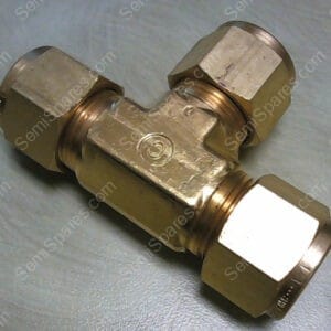 B-810-3 | BRASS SWAGELOK TUBE FITTING, UNION TEE, 1/2 IN. TUBE OD