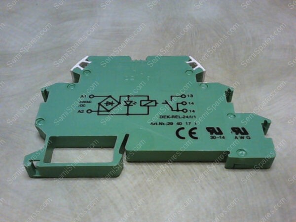 DEKREL24I1 | PHOENIX CONTACT DEK-REL-24/1/1, DEKREL24I1,(2940171) SOLID-STATE RELAY MODULE, 24 VAC/DC