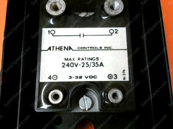 ZC-24025 | ATHENA CONTROLS INC. ZC-24025 MAX. RATINGS 240V-25/35A 3-32 VDC