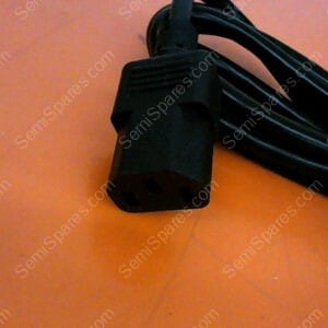 E3462-C | POWER CORD, 6 FEET,AWG 18/3,SVT,BLACK,CSA,PROTECTED PLUG