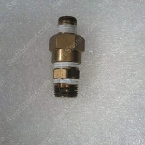 PNEUMATIC THREADED FITTING | PNEUMATIC THREADED FITTINNG, STRAIGHT, BRASS BODY