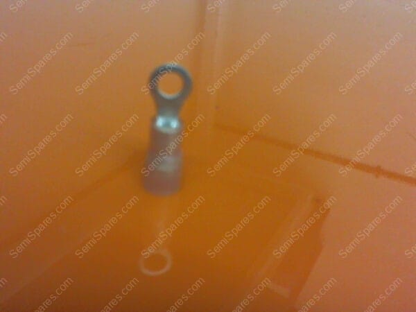 PANDUIT 22-18 | RING TERMINAL, NYLON, GRIP SLEEVED SEAM,22 TO 18 AWG