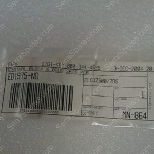 EDZ500/2DS | TERMINAL BLOCK 5.08MM 2POS PCB, DIGI-KEY PN: ED1975-ND