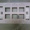 6644 1 156-XX | KRONE 6644 1 156-XX WORK AREA OUTLETS; FACEPLATE TRUENET SERIES 6 PORTS UNLOADED CONFIGURATION ACCEPTS