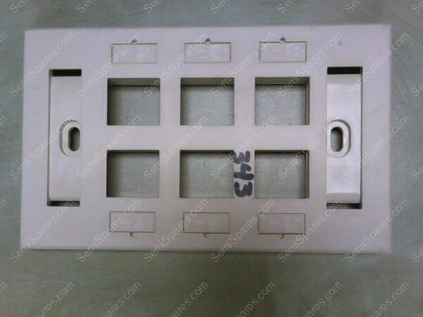 6644 1 156-XX | KRONE 6644 1 156-XX WORK AREA OUTLETS; FACEPLATE TRUENET SERIES 6 PORTS UNLOADED CONFIGURATION ACCEPTS