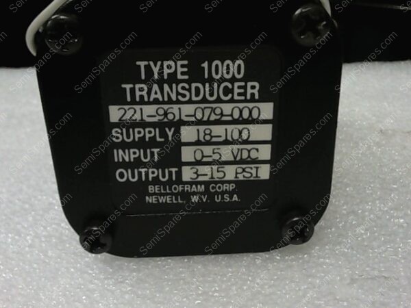 221-961-079-000 | TYPE 1000 TRANSDUCER