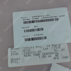 SW-2630-00 | RING TUBE CENTERING, 2543222-01