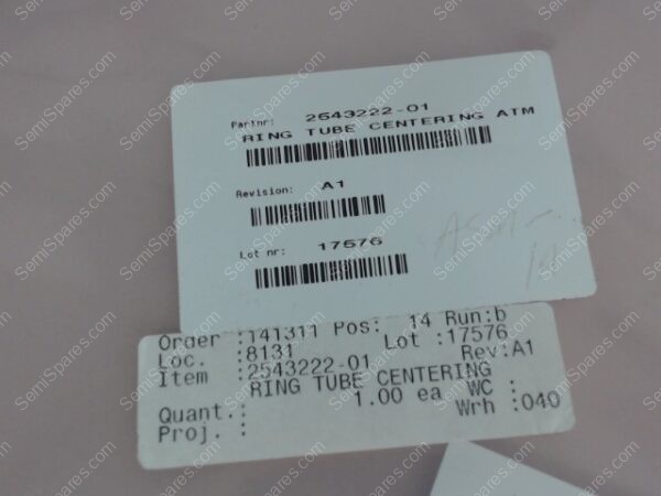 SW-2630-00 | RING TUBE CENTERING, 2543222-01