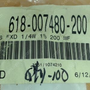 618-007480-200 | RES FXD 1/4W 1% 200 MF