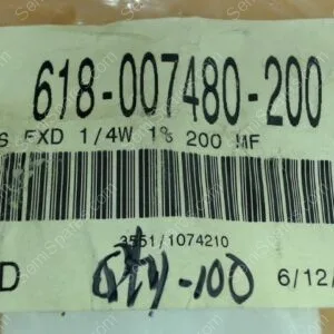 618-007480-200 | RES FXD 1/4W 1% 200 MF