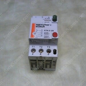 KTA3-25-16A | SPRECHER & SCHUH KTA3-25-16A, KTA32516A,MOTOR STARTER PROTECTOR 1-1.6 AMP, 3 POLE 1/3 PHASE 380/660 VAC