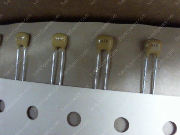 C320C472J1G5CA7303 | CAPACITORS, 4700PF, 100V, 5%, (1690 PCS)