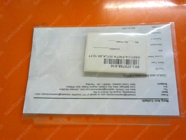 853-370758-010 | ASSY,CA,PM/TM INTLK,A6 10 FT