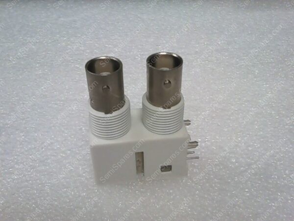 364A2595 | RF CONNECTORS/COAXIAL CONNECTORS X-2 DUAL NC JACKS R/A WHITE