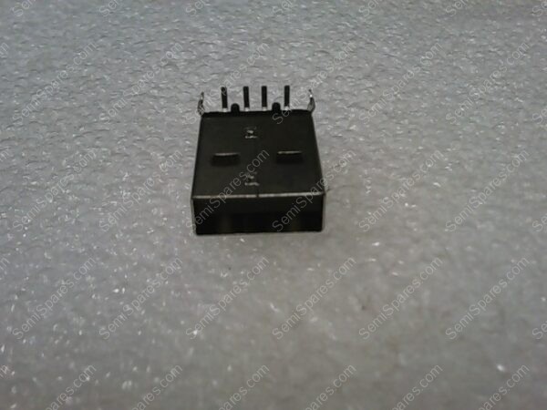 0480370001 | USB-A (USB TYPE-A) USB 2.0 PLUG CONNECTOR 4 POSITION THROUGH HOLE, RIGHT ANGLE