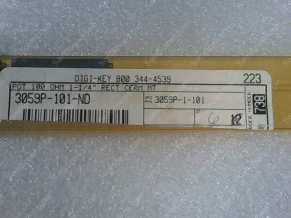 3059P-1-101 | POT 100 OHM 1-1/4" RECT CERM MT
