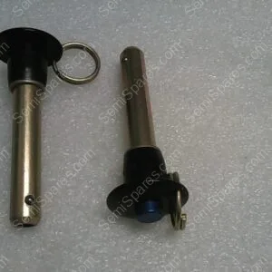 CL-8-BLPB-2. 00 | CARR LANE 1/2" DIAMETER X 2" GRIP LENGTH BUTTON HANDLE BALL LOCK PIN