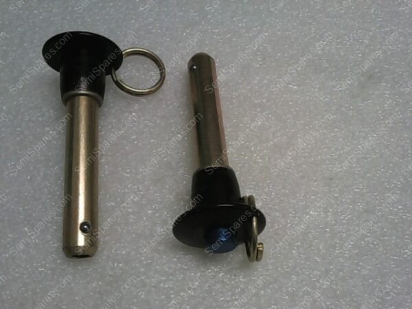 CL-8-BLPB-2. 00 | CARR LANE 1/2" DIAMETER X 2" GRIP LENGTH BUTTON HANDLE BALL LOCK PIN
