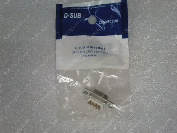 DS-9S/T-P | D-SUB 9PIN FEMALE SOLDER CUP
