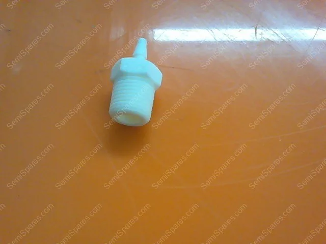 BF-0715-00 | BARB,1830-1,1/8"TO 1/8-27,WHITE NYLON,1 BAG OF 90 UNITS EACH