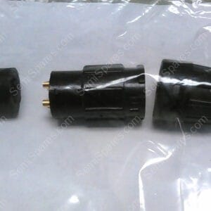 8282-4PG-318 | CONXALL 8282-4PG-318 MINI-CON-X PLASTIC CONNECTOR STRAIGHT CABLE RECEPTACLE 4 PIN-SOLDER CONTACTS