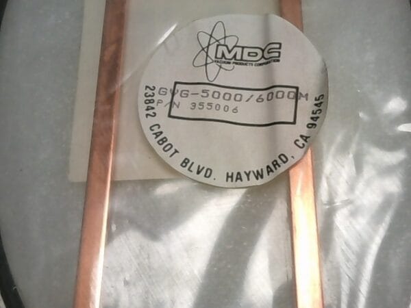 SN641576 | GASKET: FOR MDC GV-6000 - Image 2
