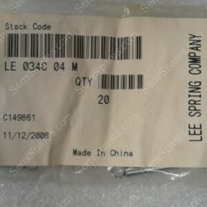 LE 034C 04 M | LEE SPRING, MODEL: LE 034C 04 M, HEAT TREATED EXTENTION SPRINGS CONDITION (C149861)