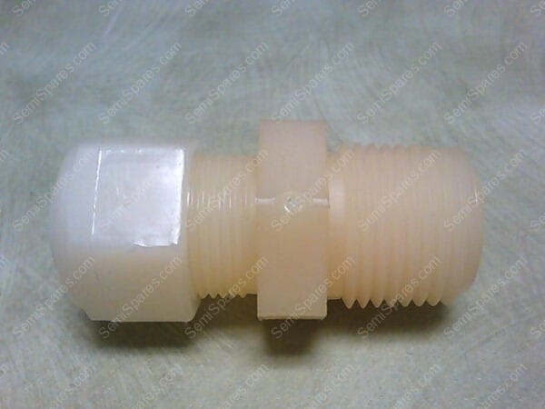 268-N02X02 | FITTING, NYLOSEAL MALE STR, 1/2" X 1/2"