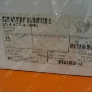 SL-0545-00 | FITTING,SS-4-VCR-4-.65NC,MALE NUT,1/4VCR