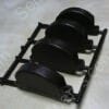 206512-1 | BLACK CONNECTOR BACKSHELL, CABLE CLAMP 1 3/8-18 UNEF 23