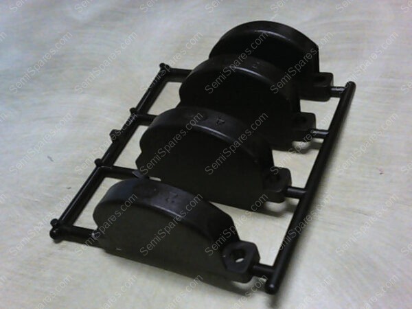 206512-1 | BLACK CONNECTOR BACKSHELL, CABLE CLAMP 1 3/8-18 UNEF 23