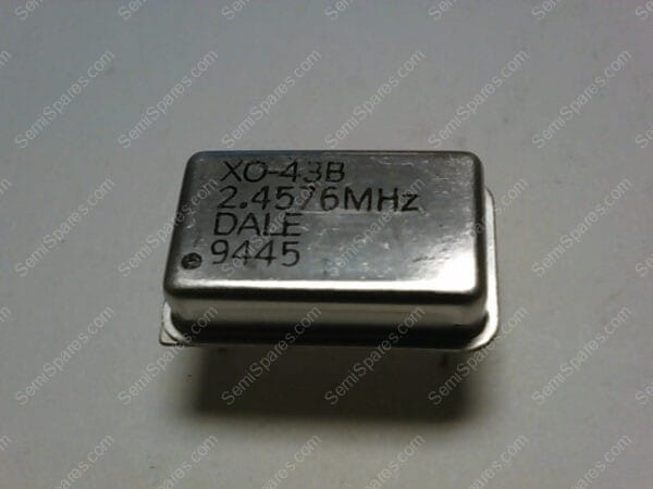 XO-43B | DALE XO-43B-2.4576MHZ, 9507 TH CRYSTAL OSCILLATOR TTL OUTPUT