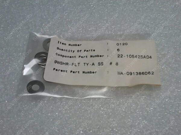 22-105425A04 | WASHERS-FLT TY-A SS