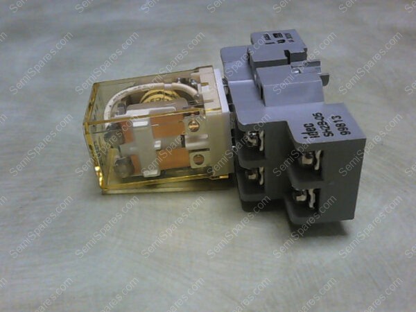 SH2B-05,RH2BU | IDEC SH2B-05 DPDT RELAY BASE WITH RH2BU RELAY, 12VDC, MIDGET, 160 OHMS